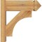 Ekena Millwork Westlake Rough Sawn Arts and Crafts Outlooker, Western Red Cedar, 6"W x 16"D x 16"H OUT06X16X16WTL03RWR - alternate 3